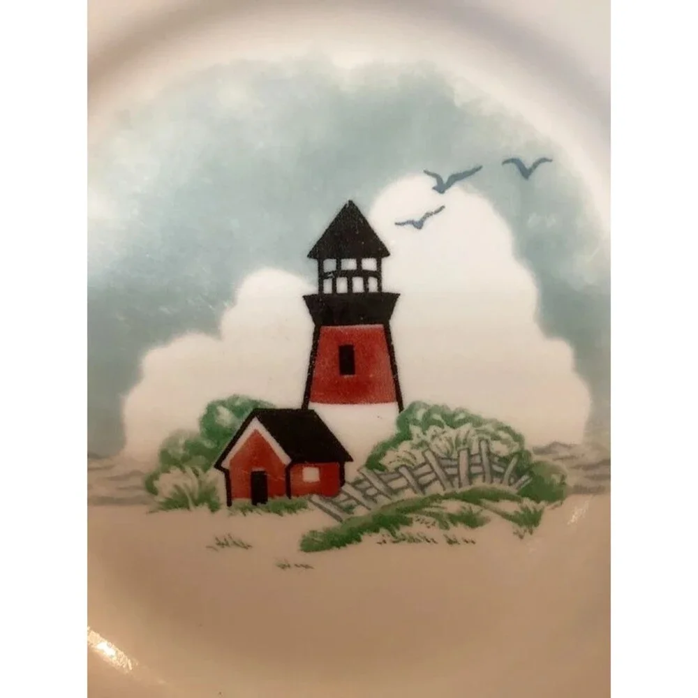 Vintage Corelle Outer Banks Plates by Corning 7.25